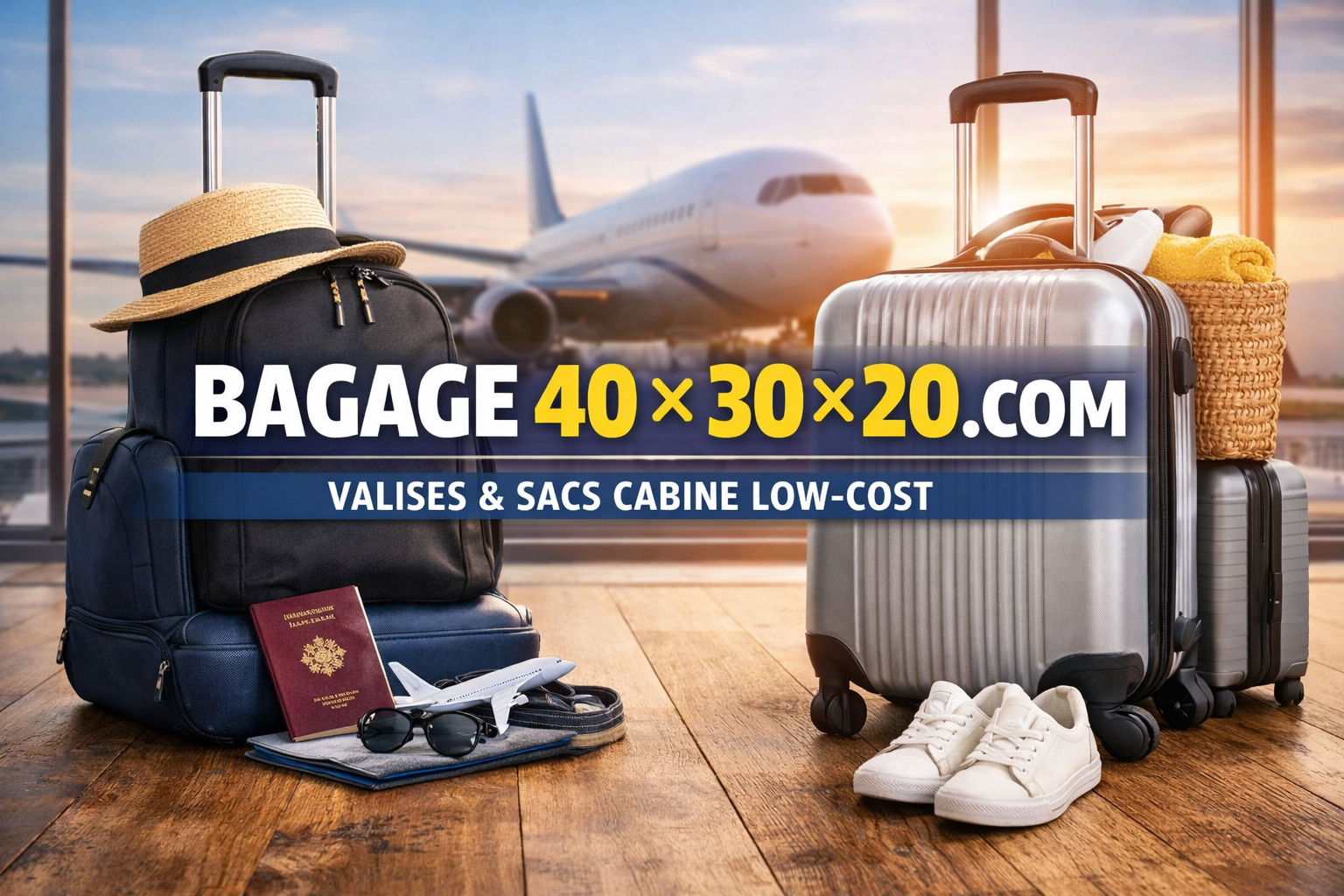 Bagage cabine compatible avion sous le siège