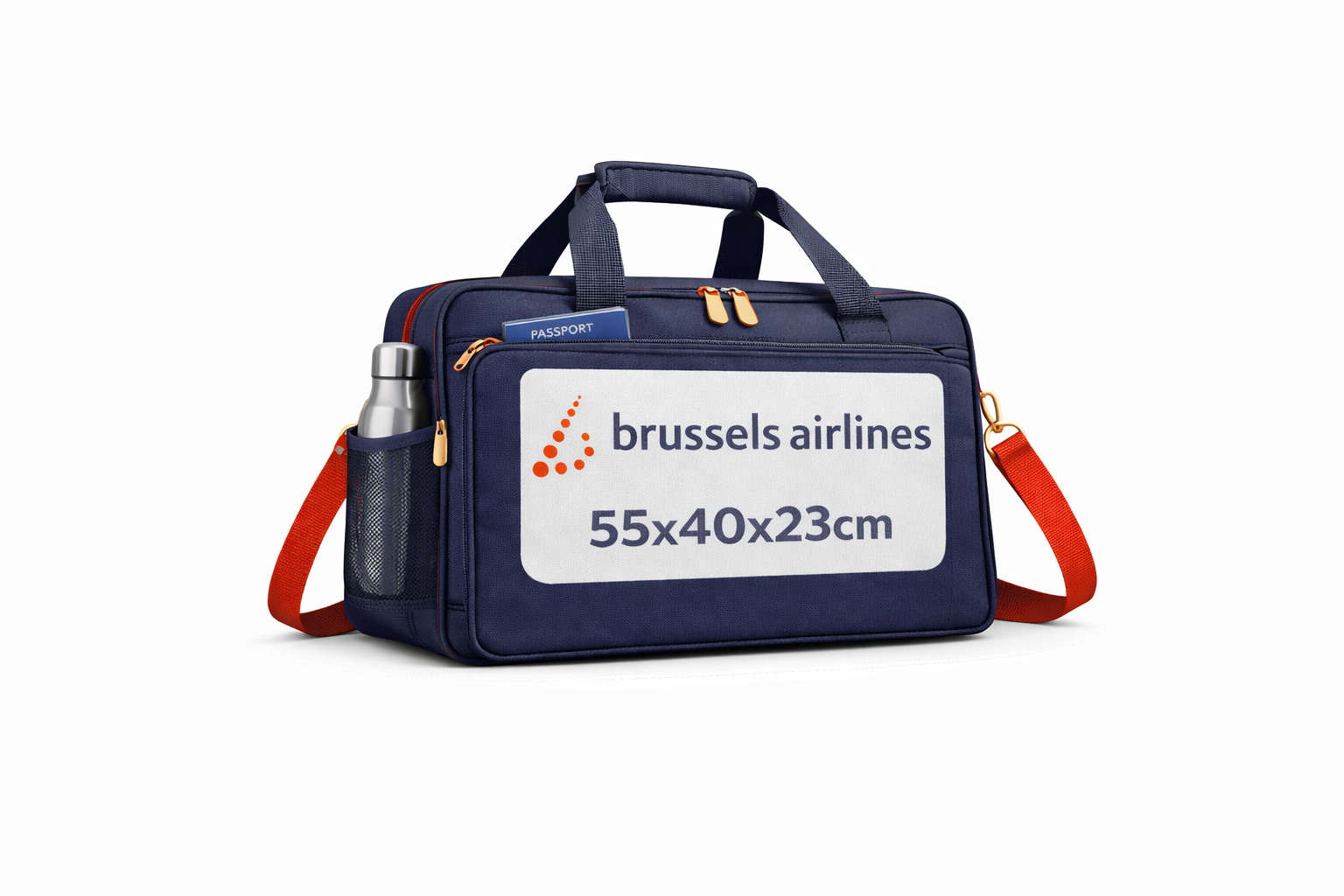sac cabine brussels airlines 55x40x23 souple