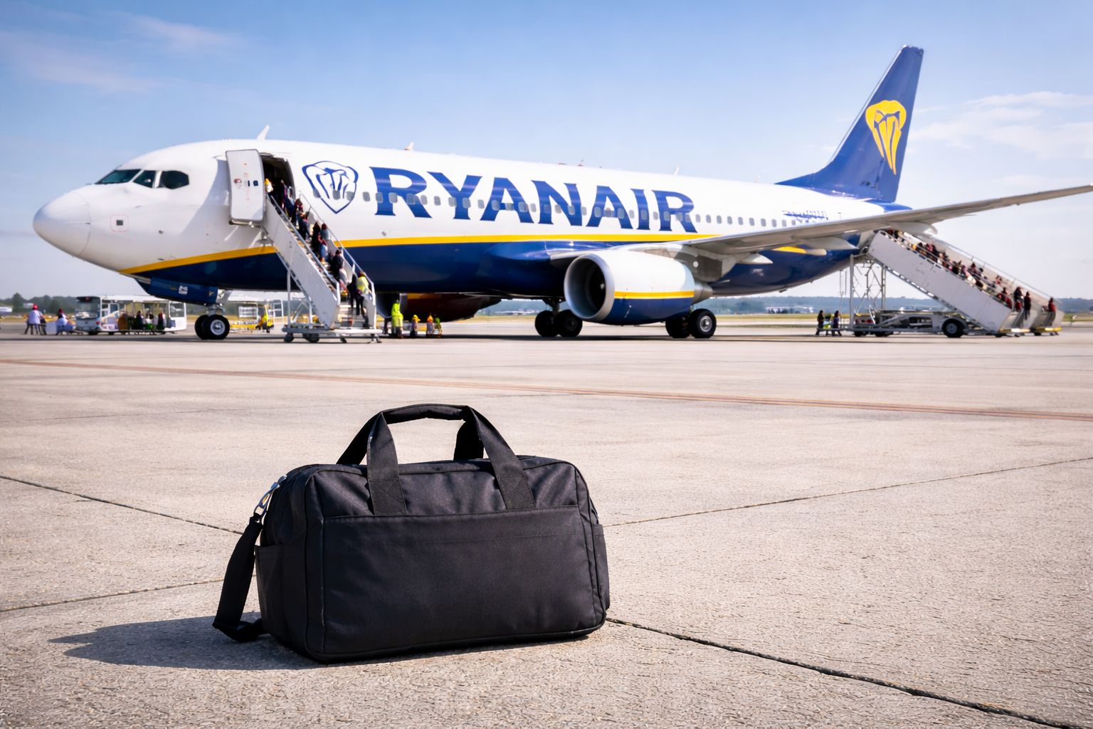 bagage cabine ryanair 40x30x20 sous le siège avion dimensions cabine ryanair