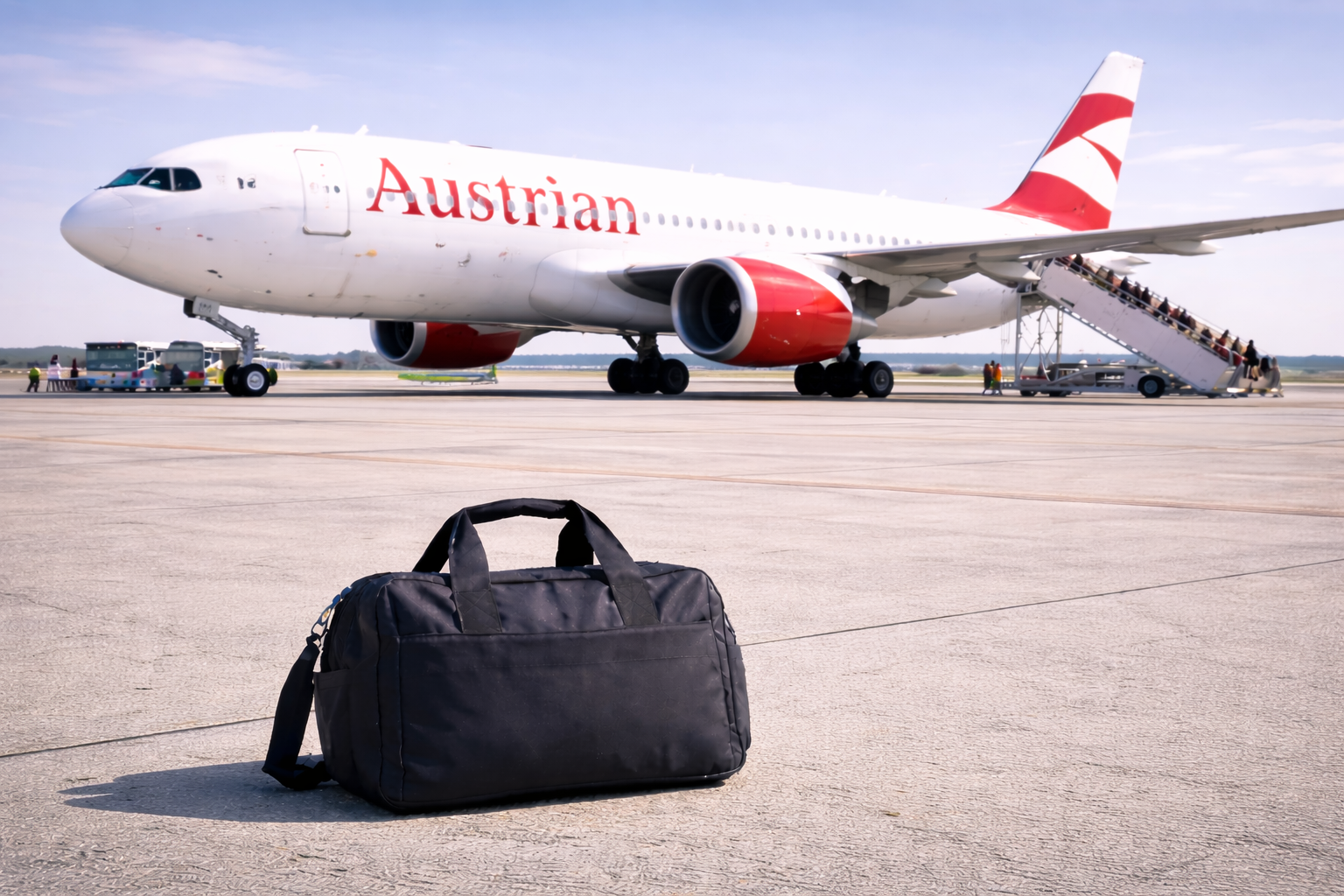 Bagage cabine Austrian Airlines dimensions 55x40x23 compatible cabine avion