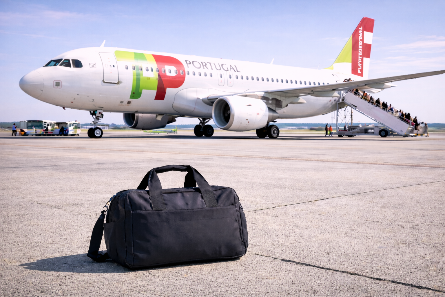 bagage cabine TAP Air Portugal 55x40x20 dimensions valise cabine avion