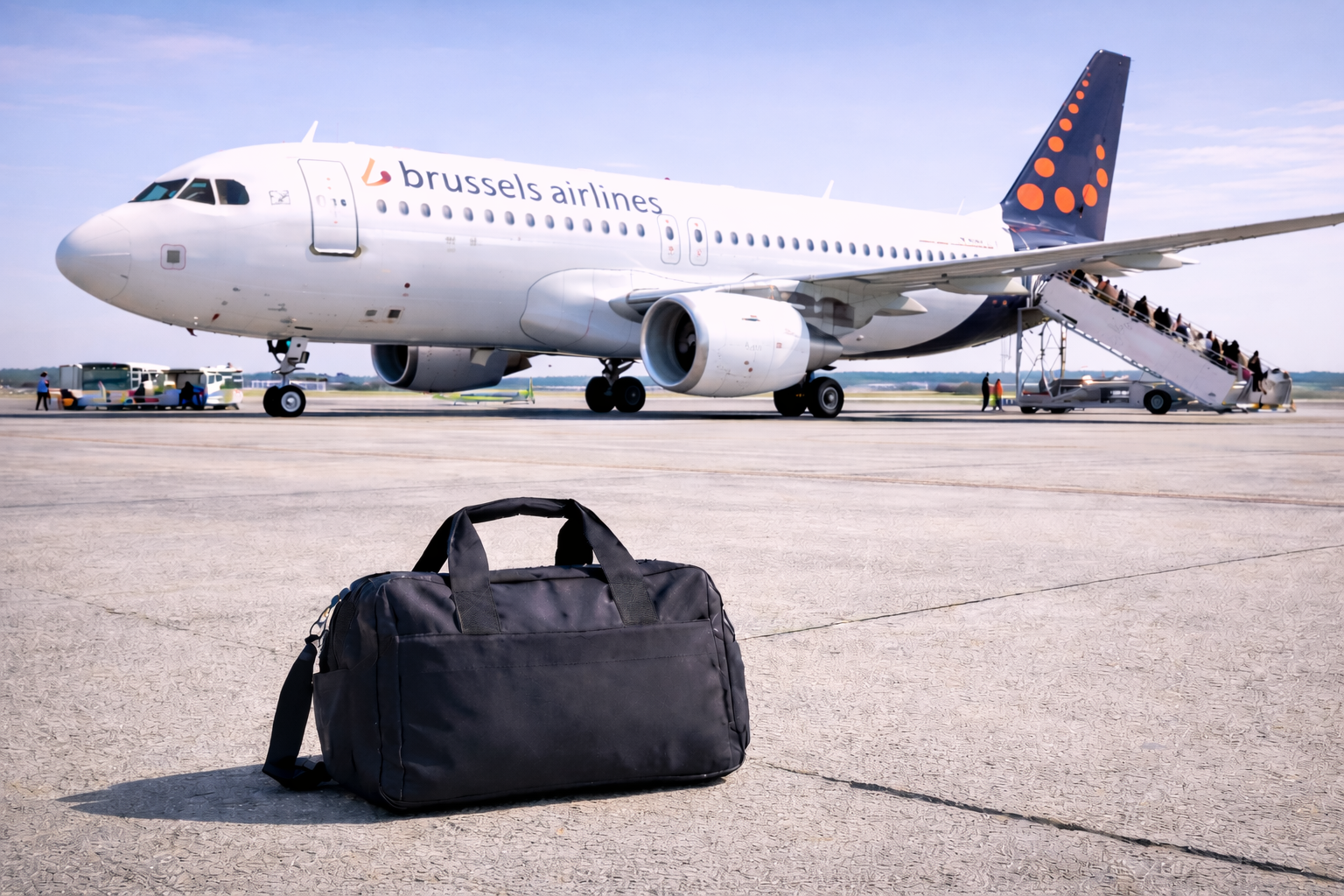 Bagage cabine Brussels Airlines dimensions 55x40x23 sac cabine autorisé