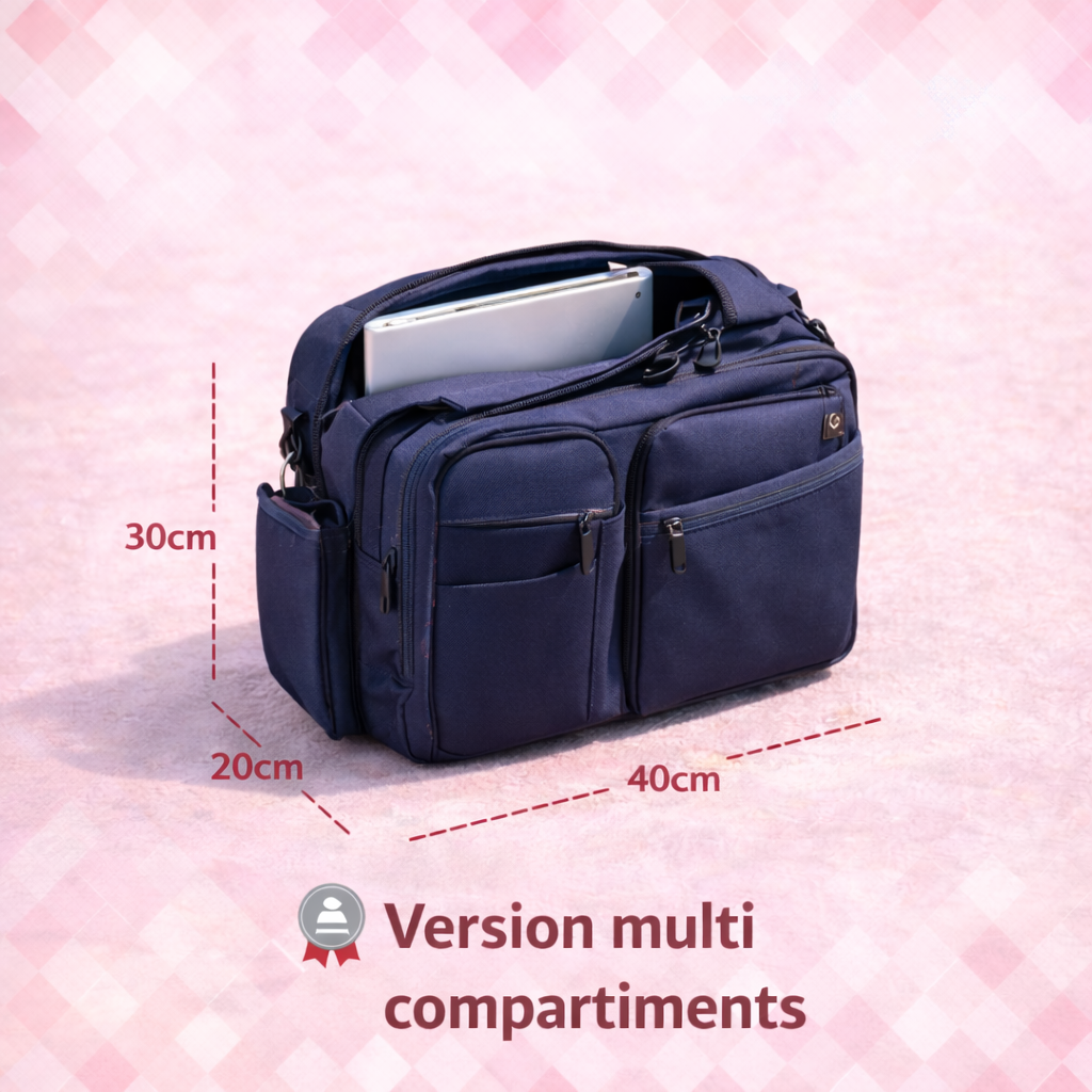 Sac cabine Volotea 40x30x20 multi compartiments