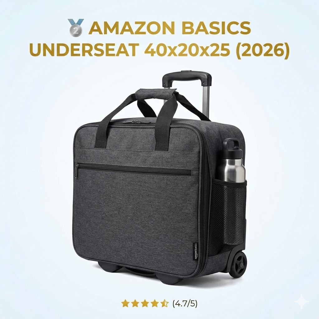 Amazon Basics sac cabine ryanair 40x20x25