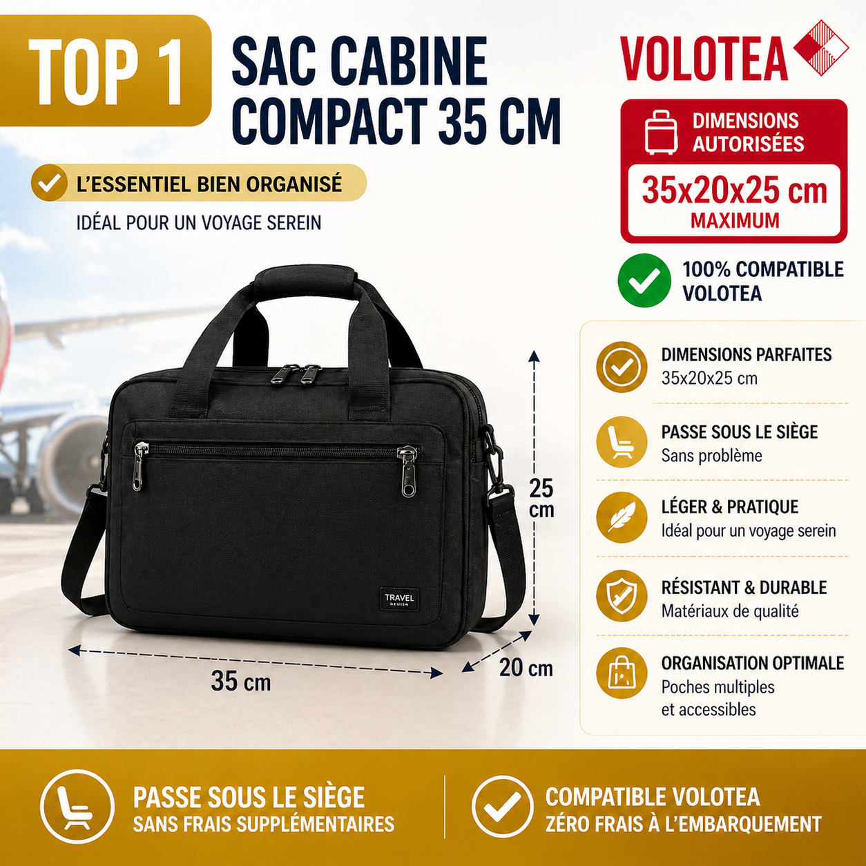 Sac compact Volotea